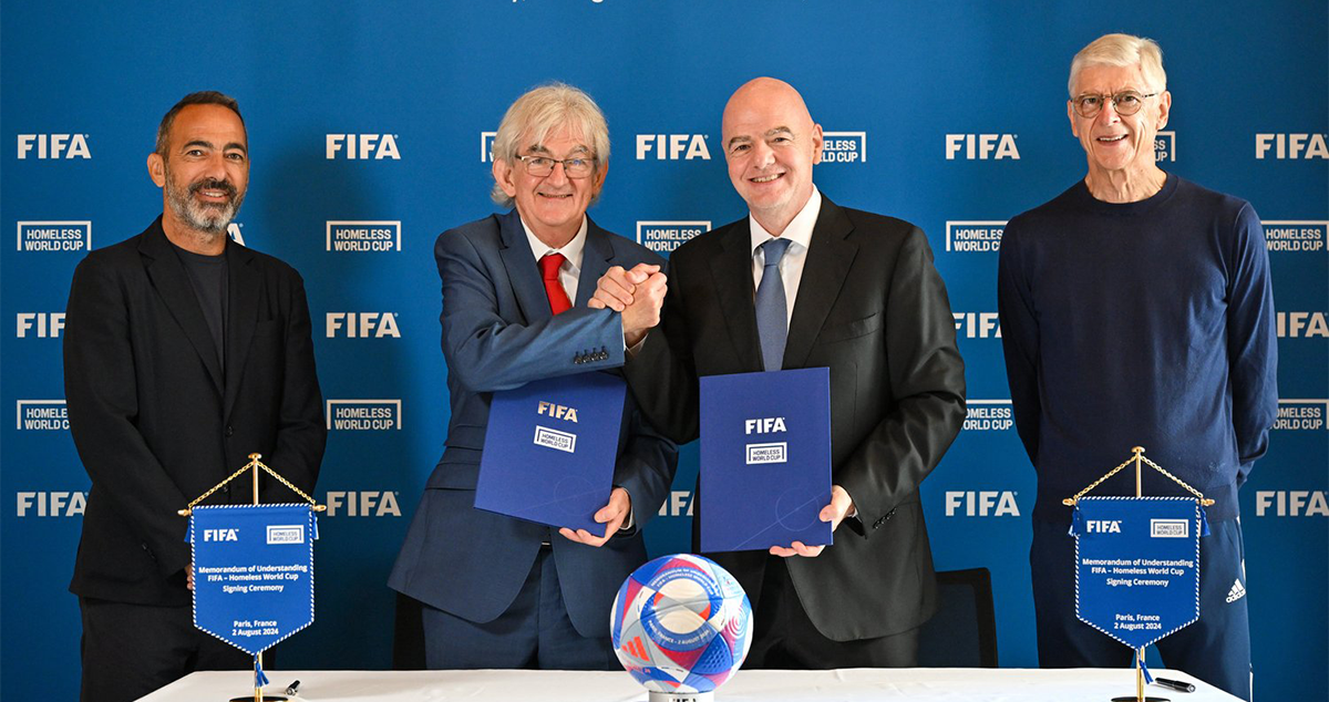 FIFA supports annual homeless World Cup tournament